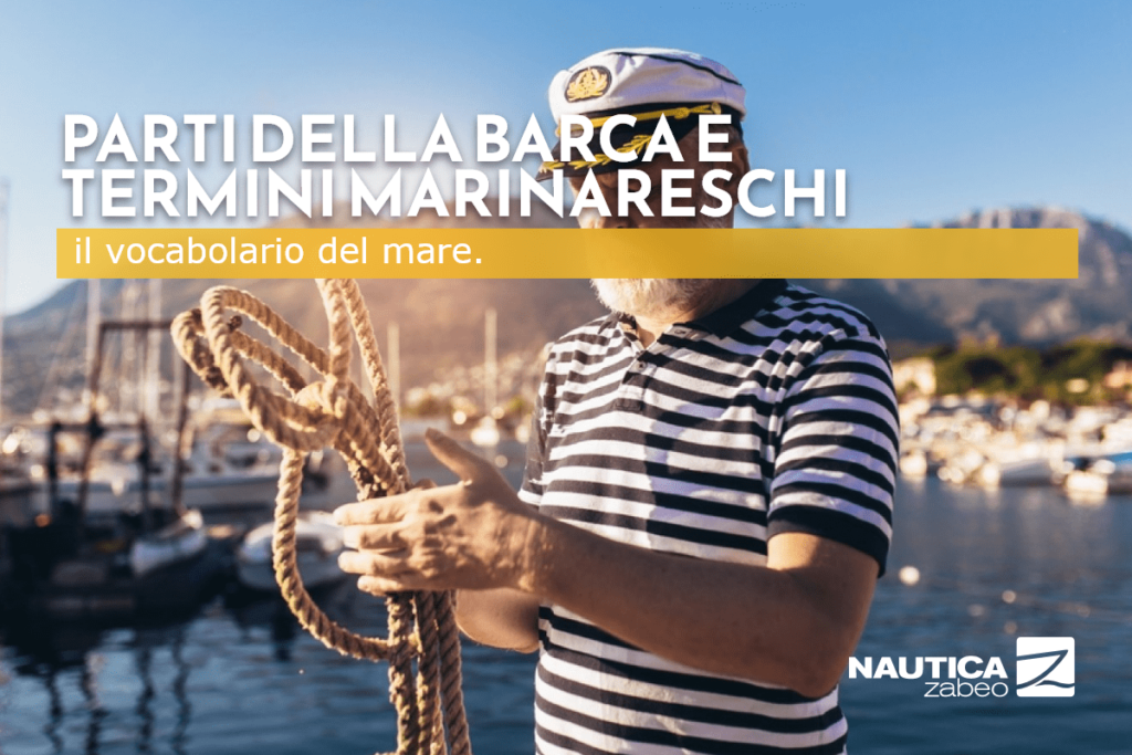 Parti della barca e termini marinareschi